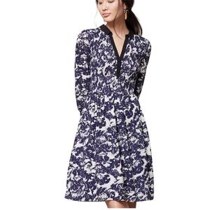 Anthropologie‎ Sketchbook Shirt Dress size 12 Edme & Esyllte navy